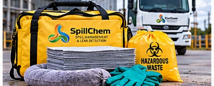 Large vehicle spill kit